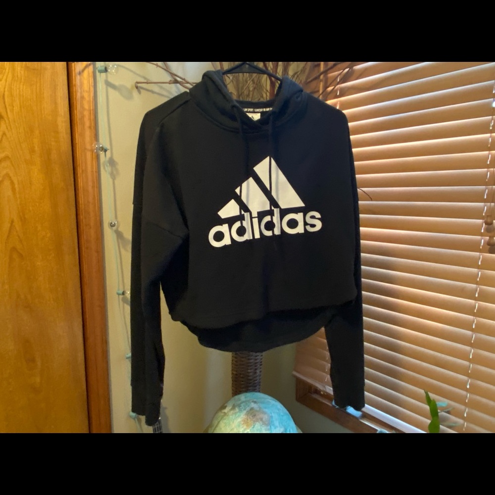 Adidas cropped hoodie